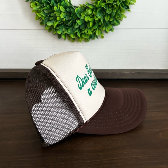 DEAR SANTA a cowboy will do 
Otto trucker hat NWT - Picture 4 of 8